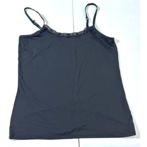 Women’s Secret Treasure Sleepwear Black‎ Stretchy Cami Top Size XL